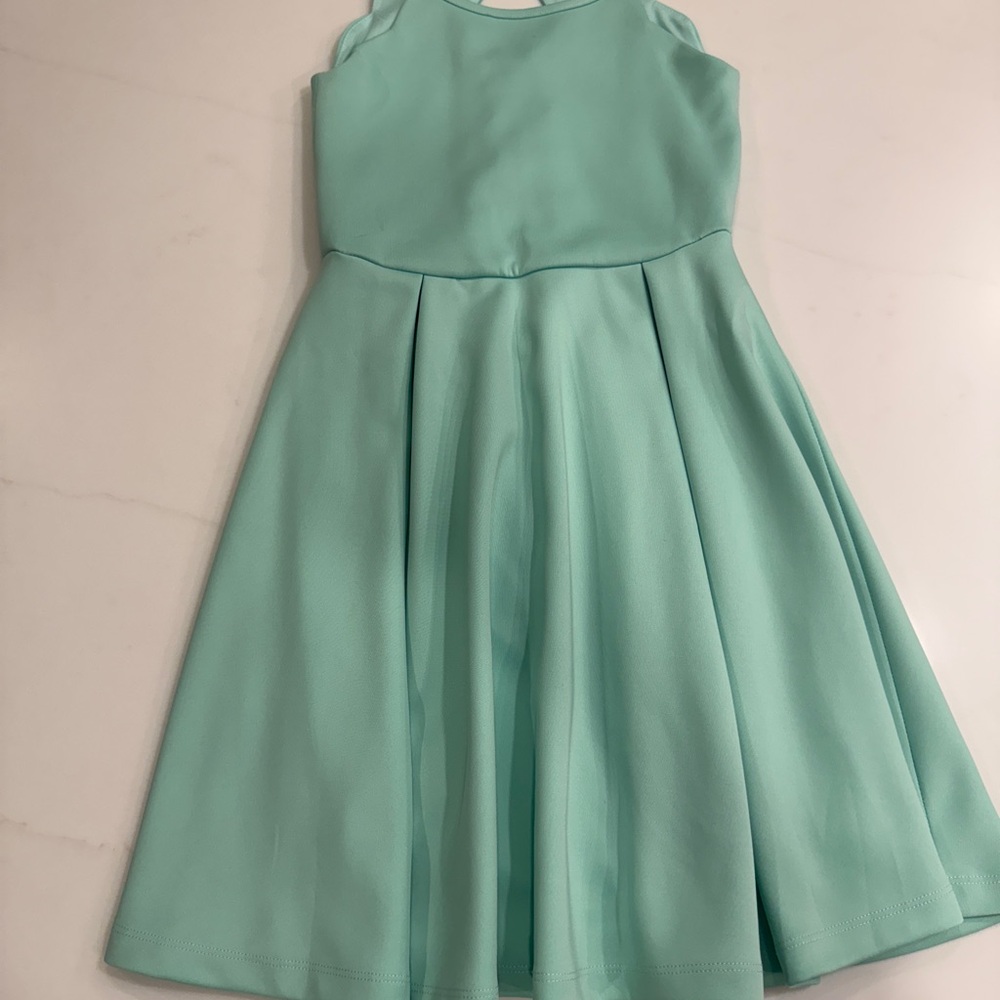Zunie Aqua Sleeveless Formal Dress
